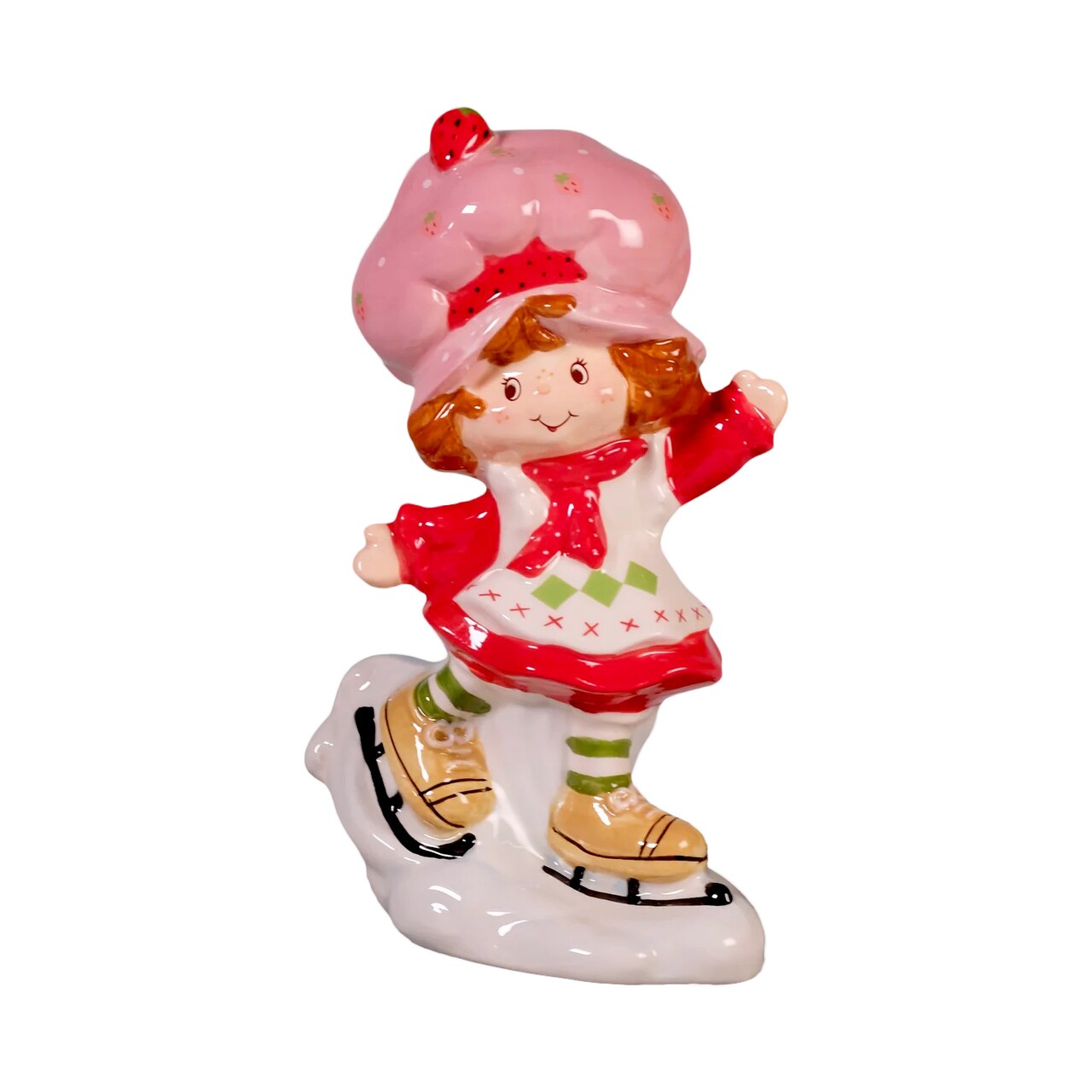 Blue Sky Clayworks Strawberry Shortcake Skating All The Way Figurine